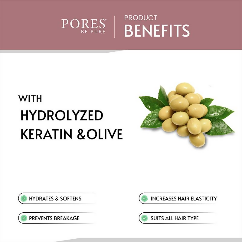 Pores Be Pure Keratin & Argan Hair Oil | Grocsy