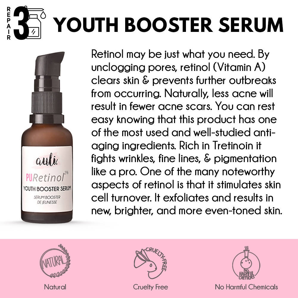 Auli PURetinol 2% Youth Booster Serum | Grocsy