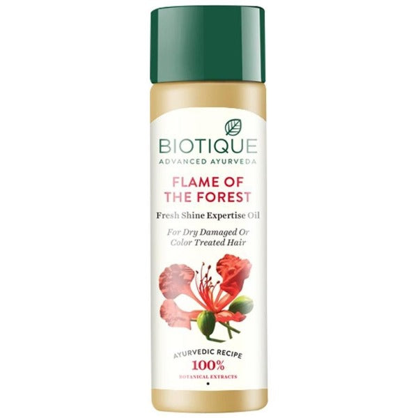 Biotique Bio Flame Of The Forest Fresh Shine Expertise Hair Oil | Grocsy