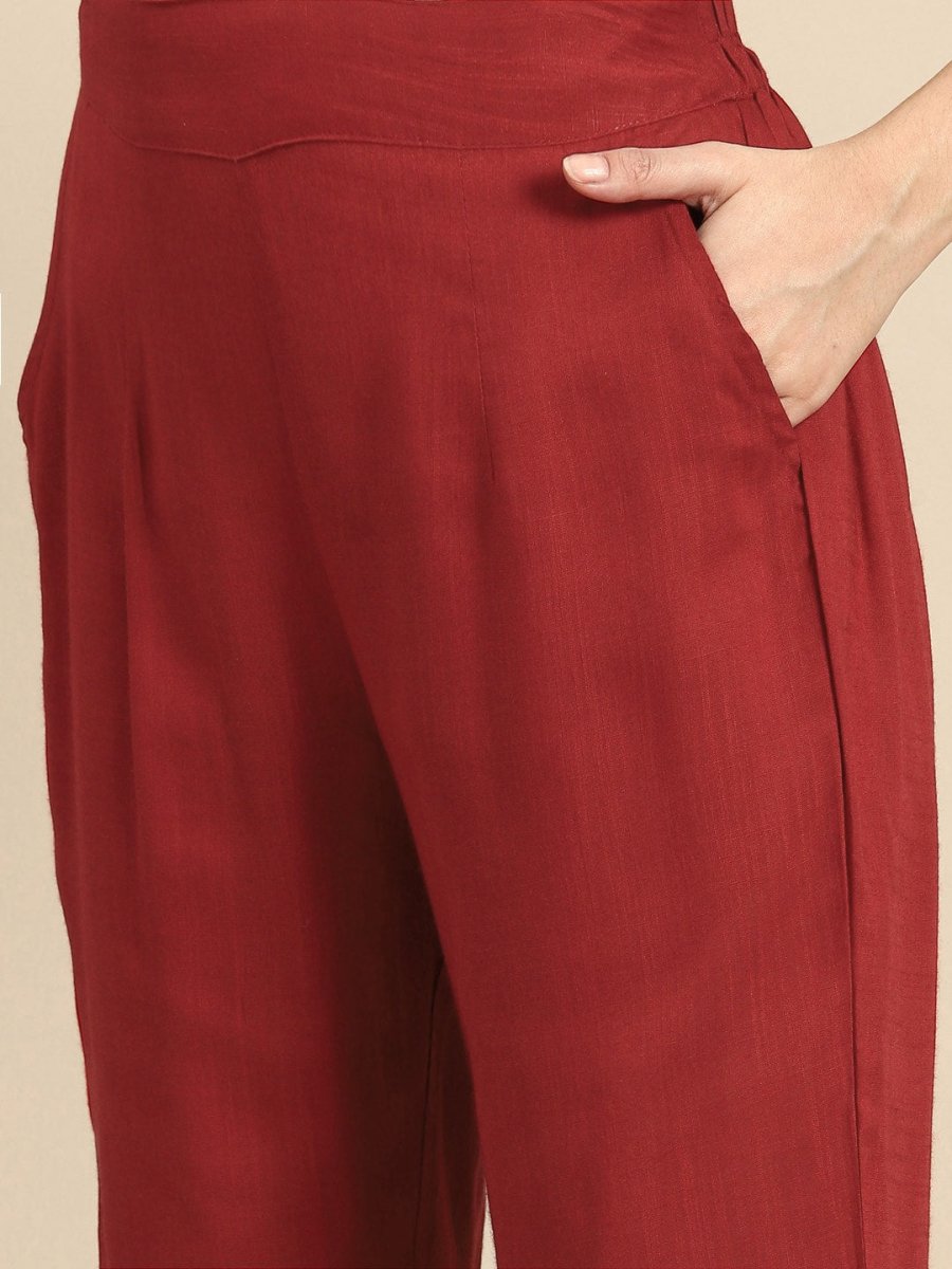 All About You Ethnic Motifs Print Kurta with Trousers & With Dupatta | Grocsy