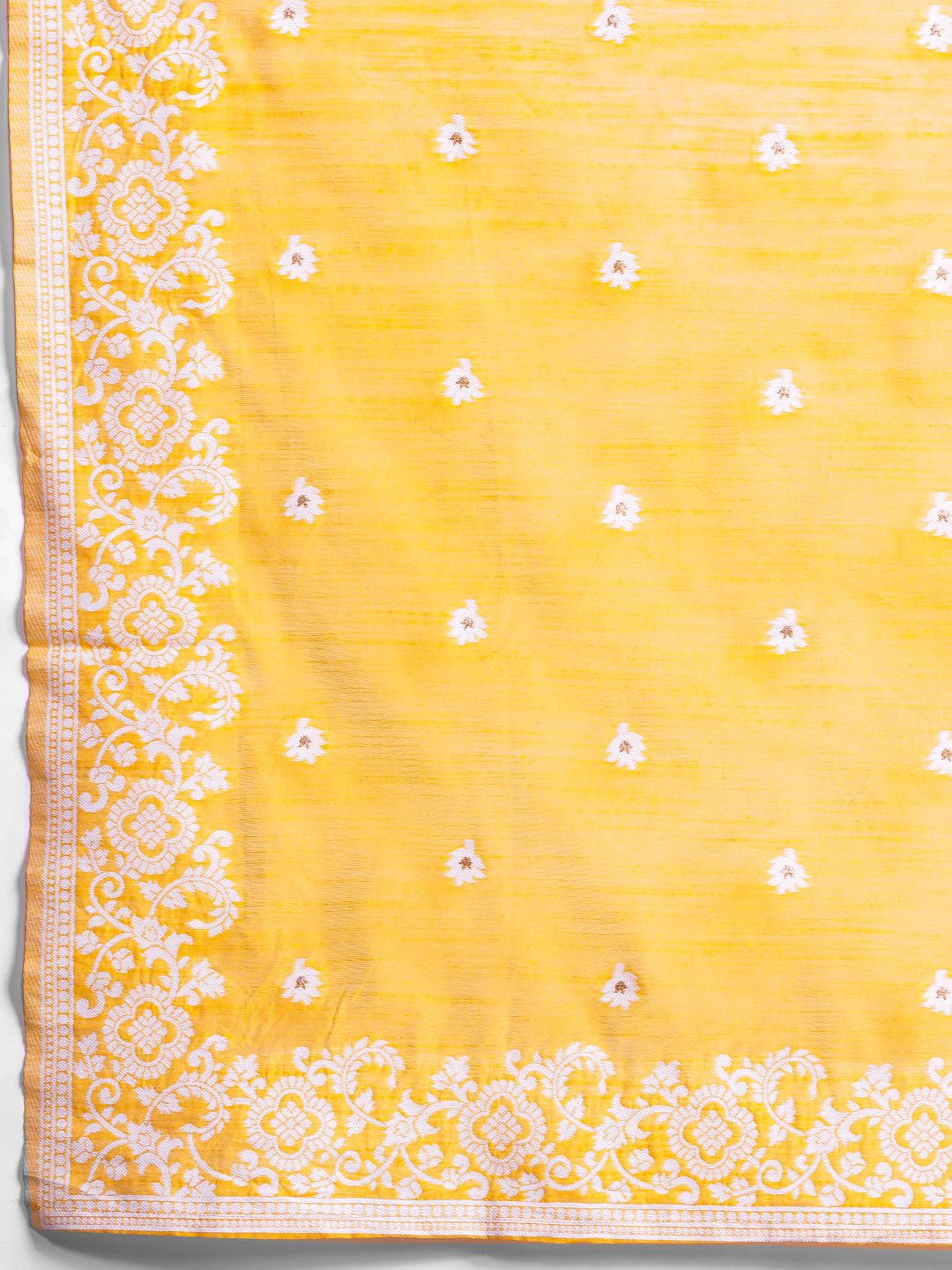 Indo Era Woven Design Jacquard Chanderi Silk Kurta With Trousers & Dupatta | Grocsy