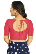 Aastha Fashion Women's Gajri Art Silk Designer Traditional Readymade Blouse | Grocsy