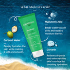 Aqualogica Hydrate+ Smoothie Face Wash with Coconut Water & Hyaluronic Acid | Grocsy
