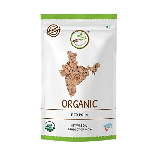Orgabite Organic Red Poha | Grocsy