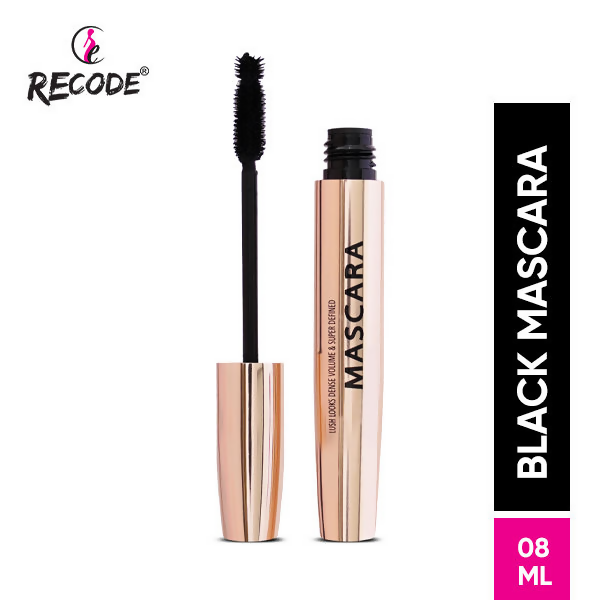 Recode Luse Looks Dense Volume & Super Defined Mascara - Black | Grocsy