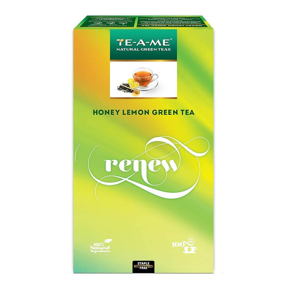 TE-A-ME Renew Honey Lemon Green Tea Bags | Grocsy
