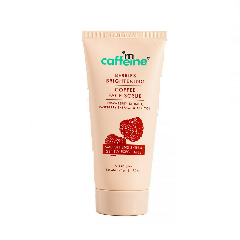 mCaffeine Berries Brightening Coffee Face Scrub | Grocsy