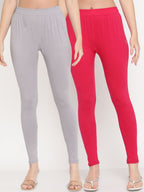 TAG 7 Women Pack of 2 Ankle-Length Leggings | Grocsy