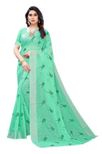 Vamika Green Chanderi Designer Saree (SERIN GREEN) | Grocsy