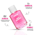 Nykaa Skin Nail Polish Remover with Vitamin E, Jojoba & Almond Oil For Nourishment & Gentle Cleansing | Grocsy