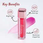Whimsy Beauty Safe & Organic Non-Sticky Lip Gloss For Teen And Preteen Girls (Light Pink) | Grocsy