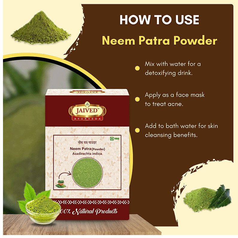 Jaived Ayurveda Neem Patra Powder | Grocsy