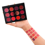 PAC Studio Retro Lip Palette X12 - Intense Color Payoff, Creamy & Highly Blendable, Semi Matte Finish | Grocsy