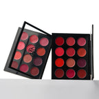 PAC Studio Retro Lip Palette X12 - Intense Color Payoff, Creamy & Highly Blendable, Semi Matte Finish | Grocsy