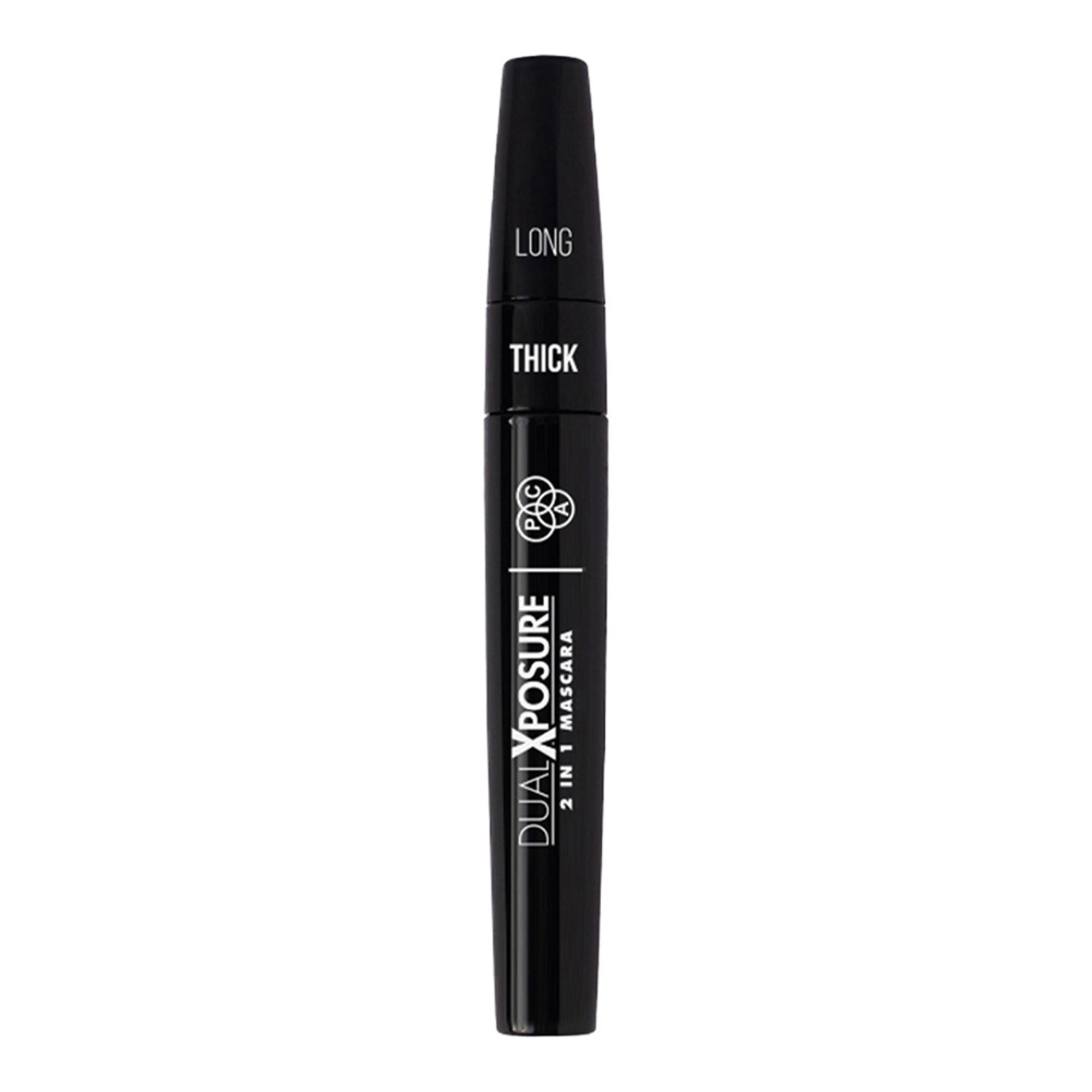 PAC Studio Dual Xposure Mascara - 2-in-1 Volumizing & Lengthening Mascara, Longlasting Clump Free | Grocsy