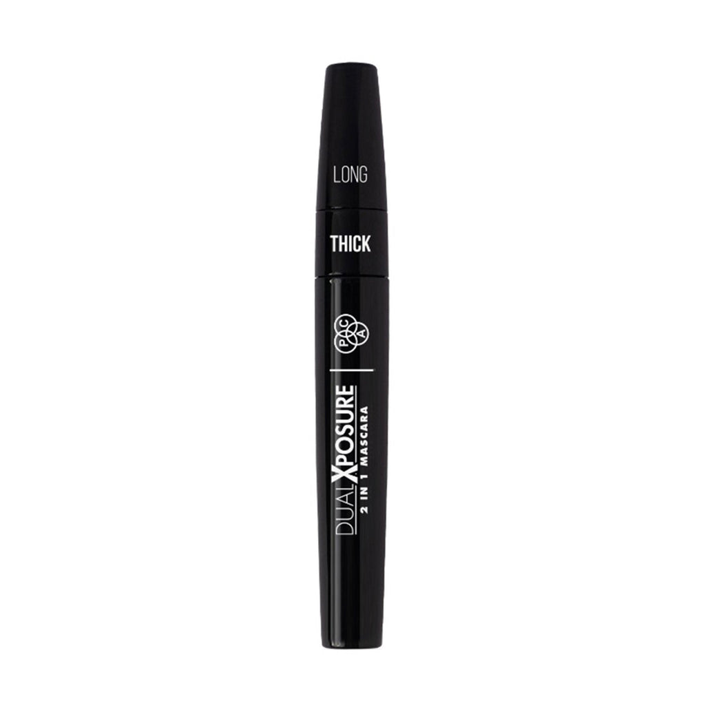 PAC Studio Dual Xposure Mascara - 2-in-1 Volumizing & Lengthening Mascara, Longlasting Clump Free | Grocsy