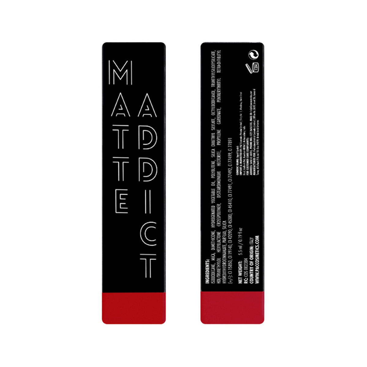 PAC Studio Matte Addict Liquid Lipstick - Red Me | Grocsy