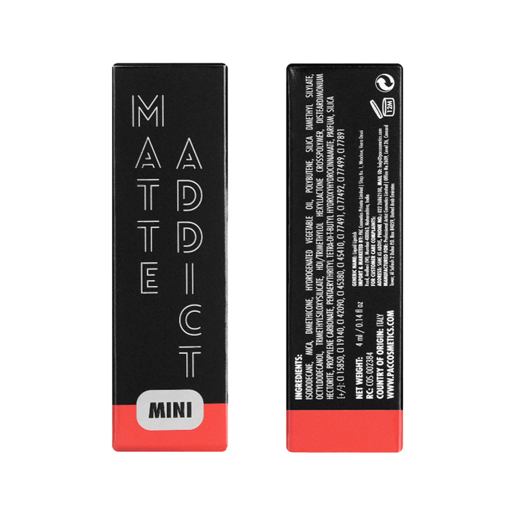 PAC Studio Matte Addict Mini Liquid Lipstick - Red Me | Grocsy