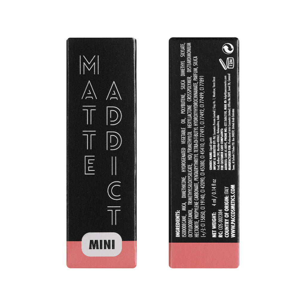 PAC Studio Matte Addict Mini Liquid Lipstick - Nude Delight | Grocsy