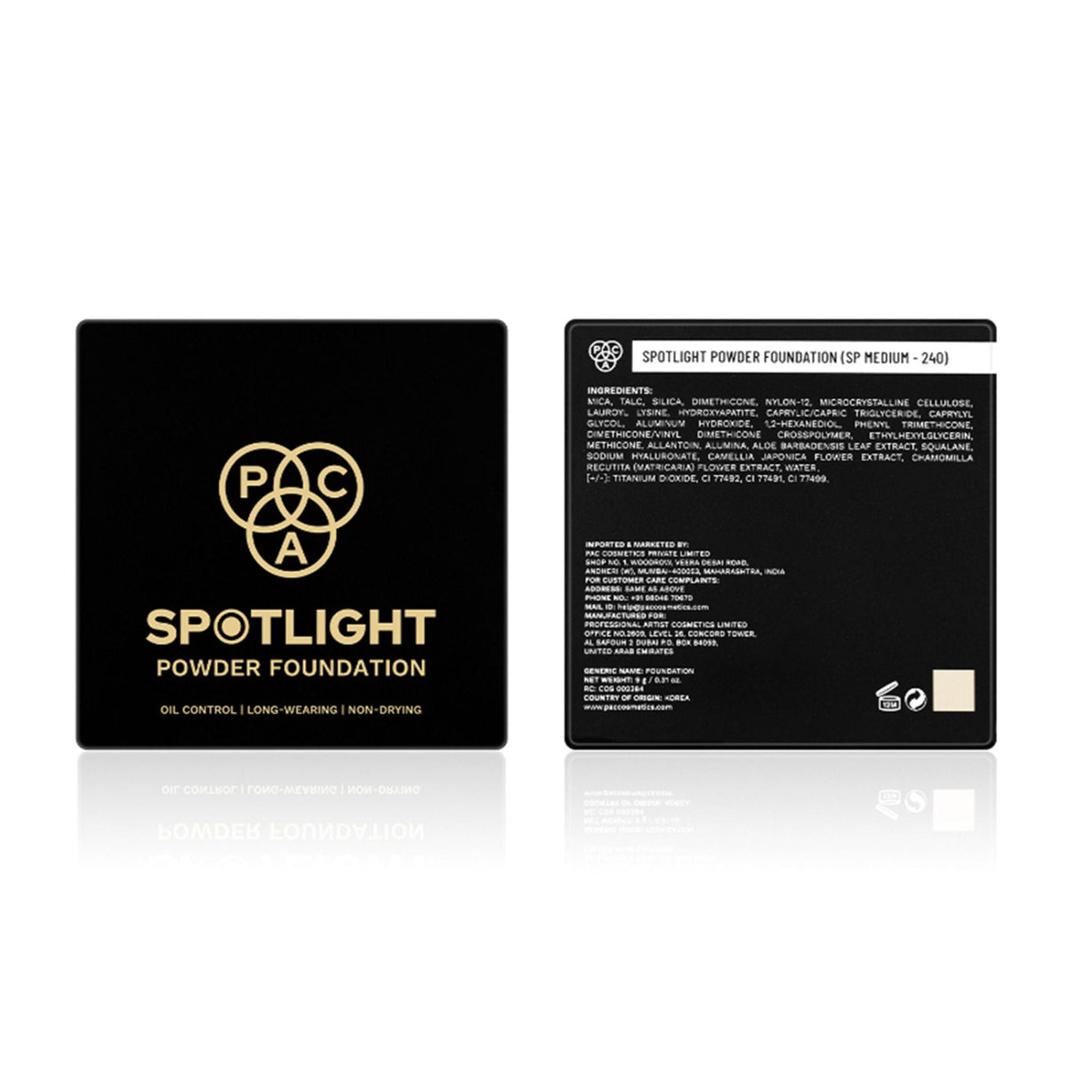 PAC Studio Spotlight Powder Foundation - SP Medium 240 | Grocsy