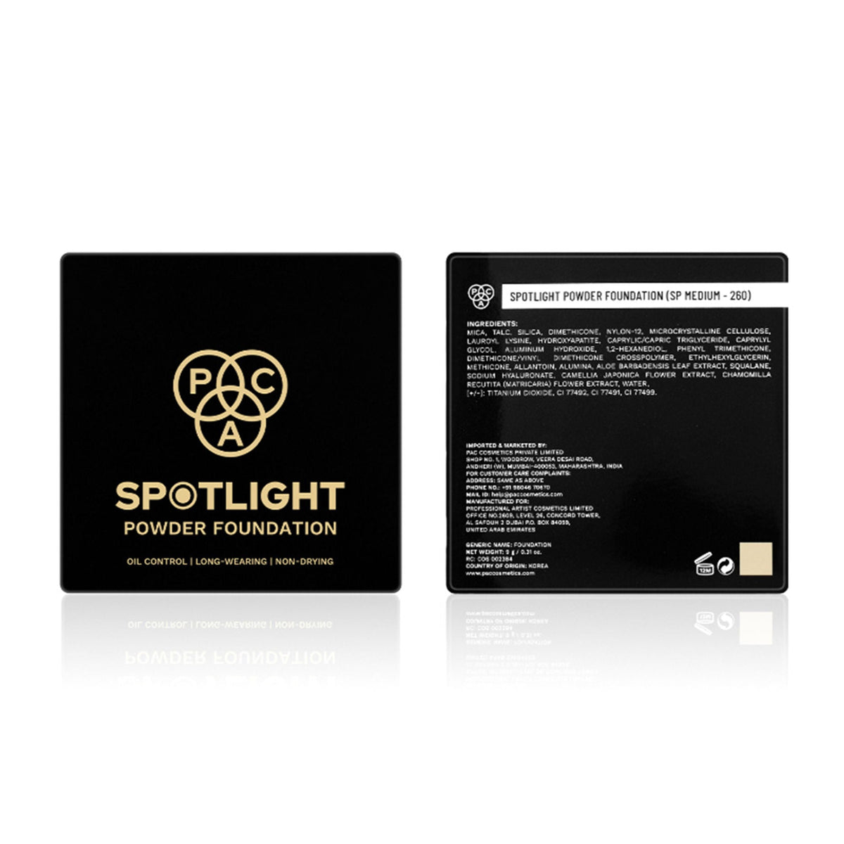 PAC Studio Spotlight Powder Foundation - SP Medium 260 | Grocsy