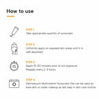Dermatouch Multivitamin SPF 50 PA+++ Sunscreen Gel | Grocsy