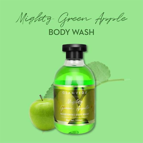 Glamveda Mighty Green Apple Body Wash | Grocsy