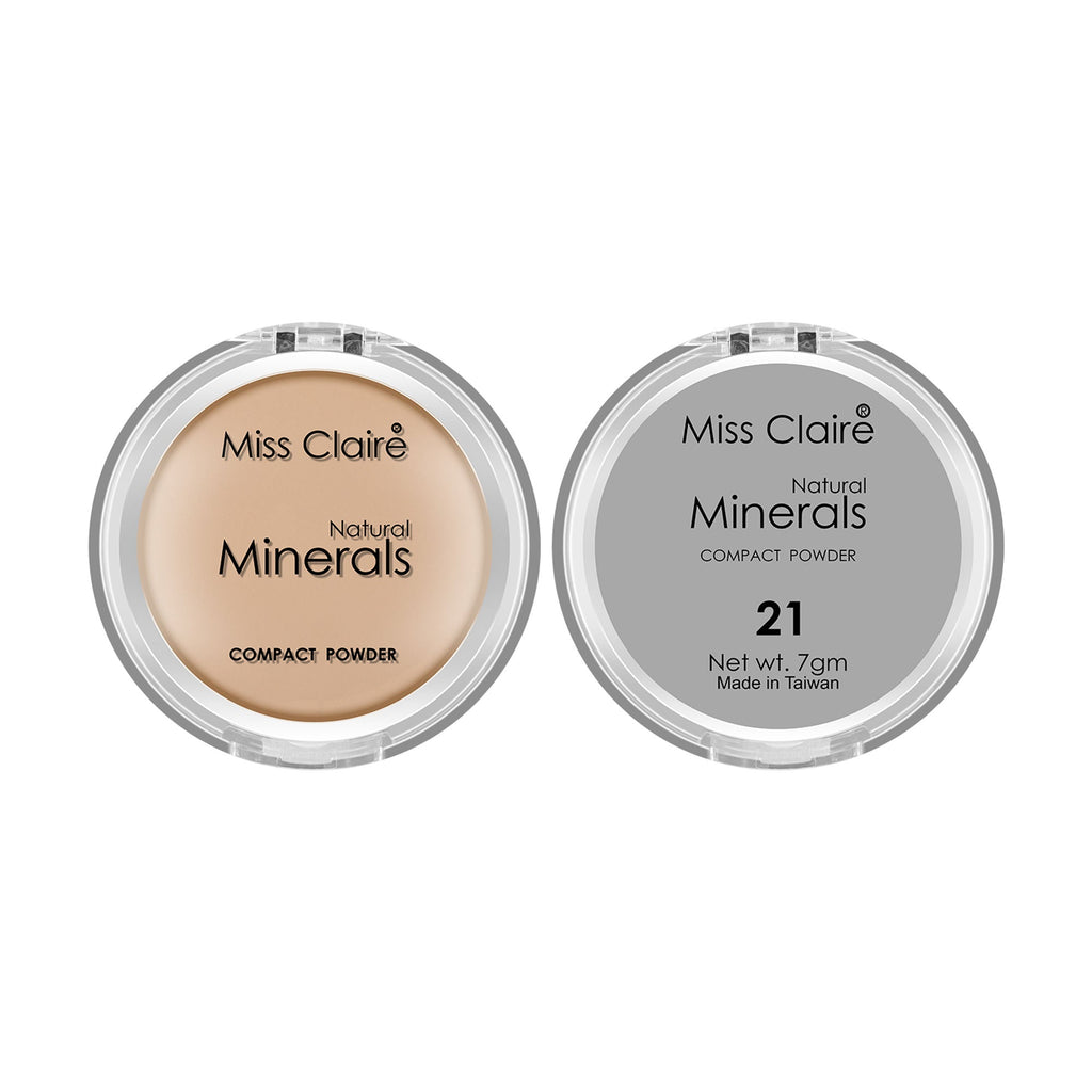 Miss Claire Natural Mineral Compact Powder - 21 Natural Beige | Grocsy