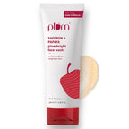Plum Saffron & Papaya Glow Bright Gel Face Wash For Daily Use - Fights Dullness & Evens Skin Tone | Grocsy