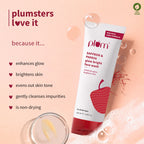 Plum Saffron & Papaya Glow Bright Gel Face Wash For Daily Use - Fights Dullness & Evens Skin Tone | Grocsy