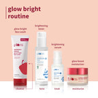 Plum Saffron & Papaya Glow Bright Gel Face Wash For Daily Use - Fights Dullness & Evens Skin Tone | Grocsy