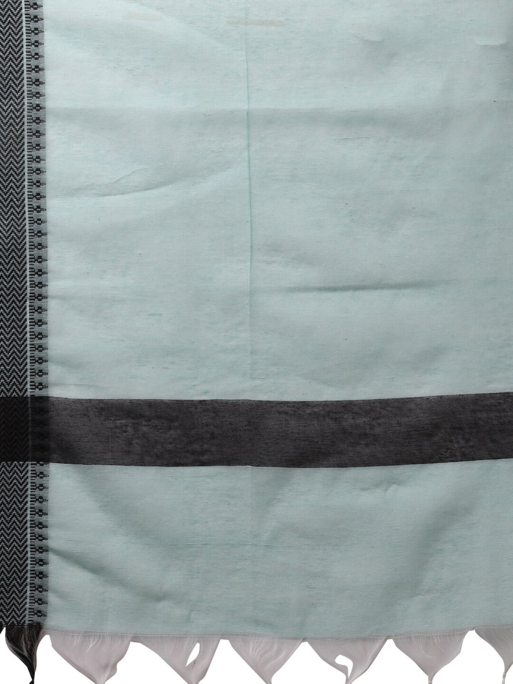 HERE&NOW Turquoise Blue Striped Regular Pure Cotton Kurta With Trousers & Dupatta | Grocsy