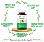 Bliss Welness Giloy + Tulsi + Amla + Ashwagandha + Curcumin Immunity Health Veg Tablet | Grocsy