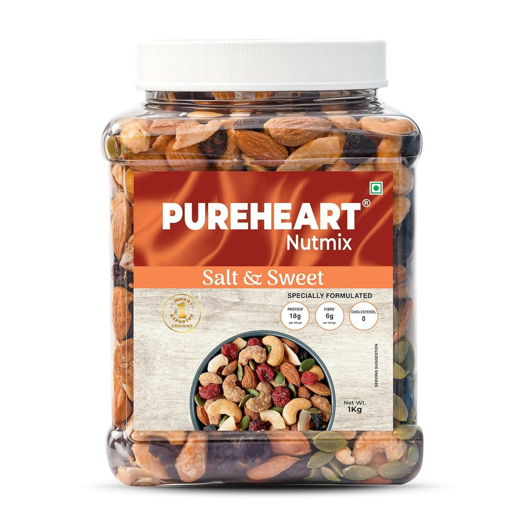 Pureheart Nutmix Salt & Sweet Dry Fruits Mix | Grocsy