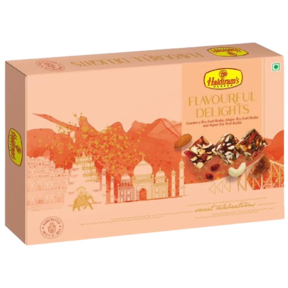 Haldiram's Flavourful Delights - Assorted Dry Fruits Burfee | Grocsy