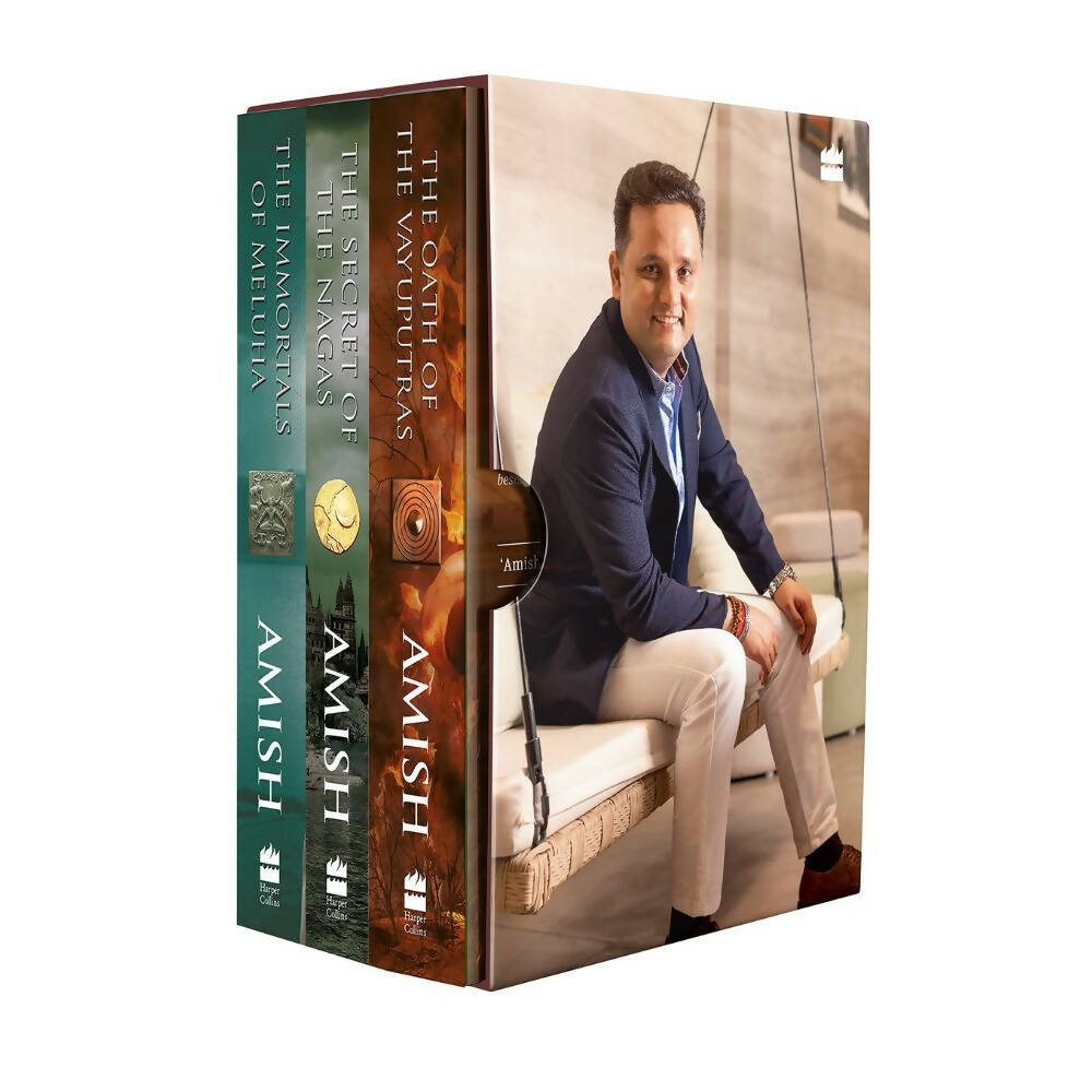 The Shiva Triology Boxset of 3 Books - The Immortals of Meluha by Amish Tripathi | Grocsy