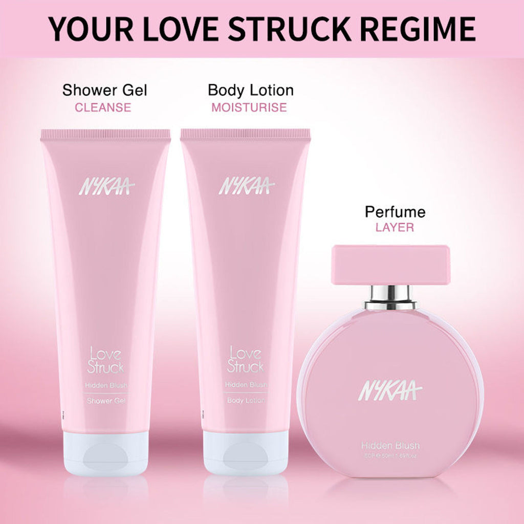 Nykaa Love Struck Body Lotion - Hidden Blush | Grocsy