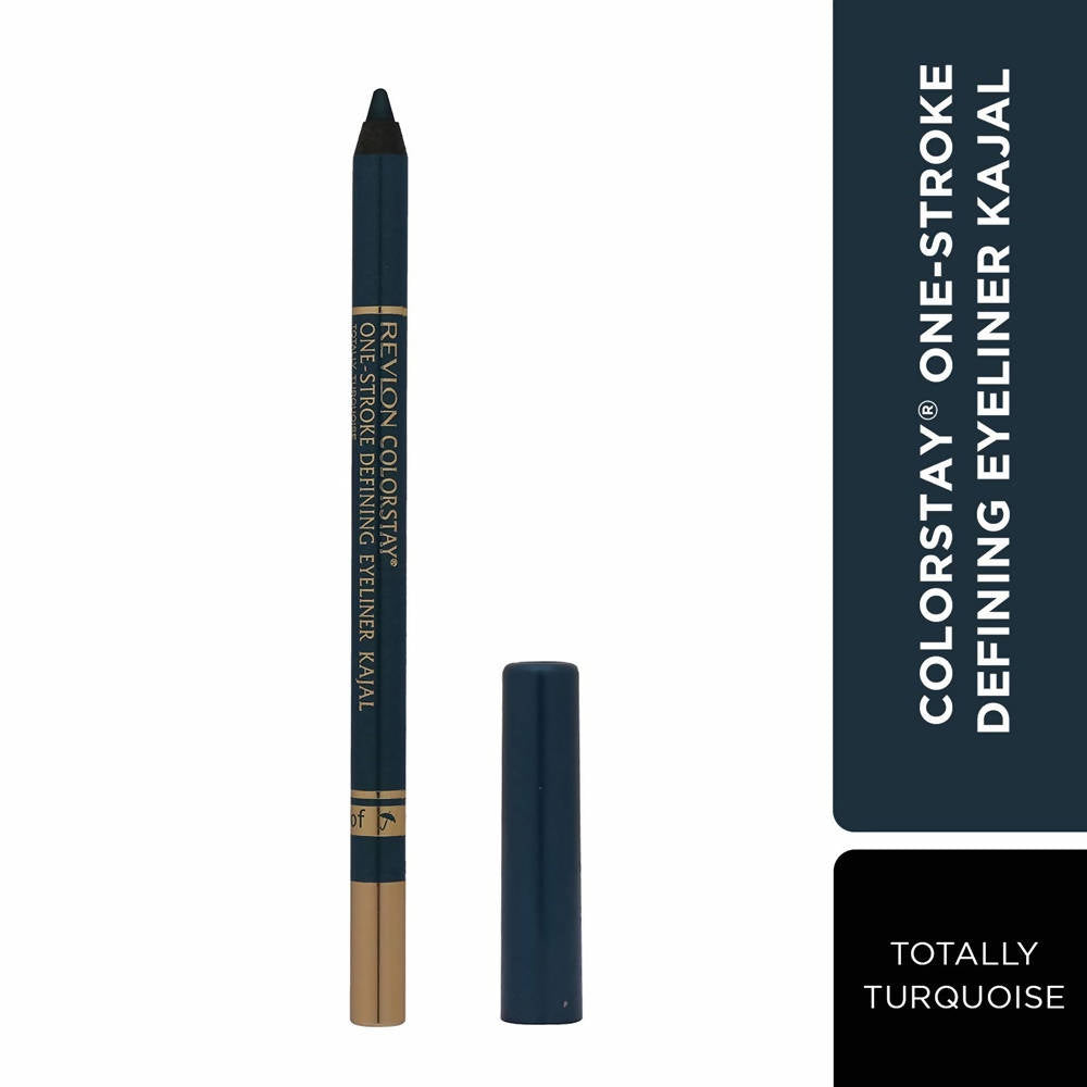 Revlon Colorstay One-Stroke Defining Eyeliner Kajal - Totally Turquoise | Grocsy