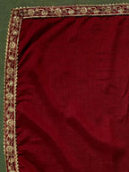 Sangria Embroidered Kurta & Trouser With Dupatta Kurta Set | Grocsy