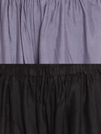 TAG 7 Women Pack Of 2 Black & Grey Solid Flared Palazzos | Grocsy