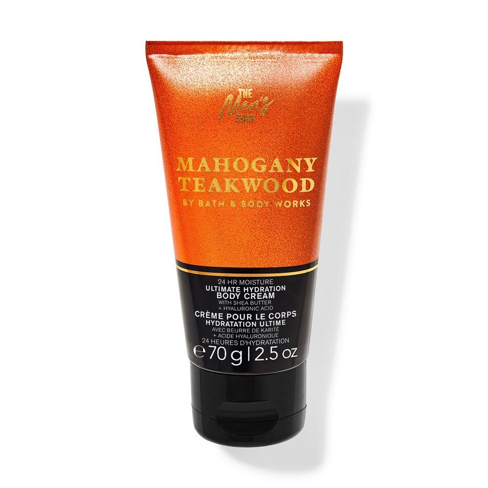 Bath & Body Works Mahogany Teakwood Travel Size Ultimate Hydration Body Cream | Grocsy