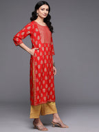 Indo Era Ethnic Motifs Printed Kurta | Grocsy
