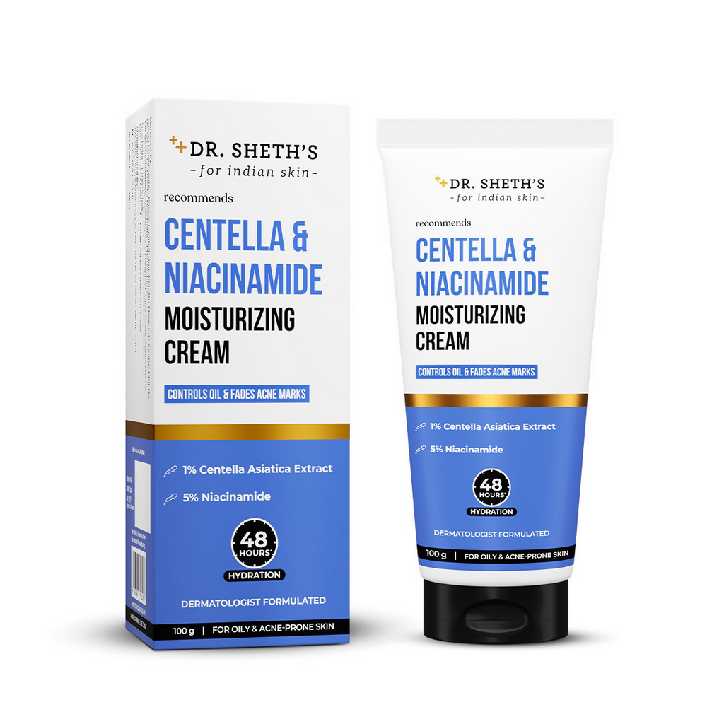 Dr. Sheth's Centella & Niacinamide Moisturizing Cream | Grocsy