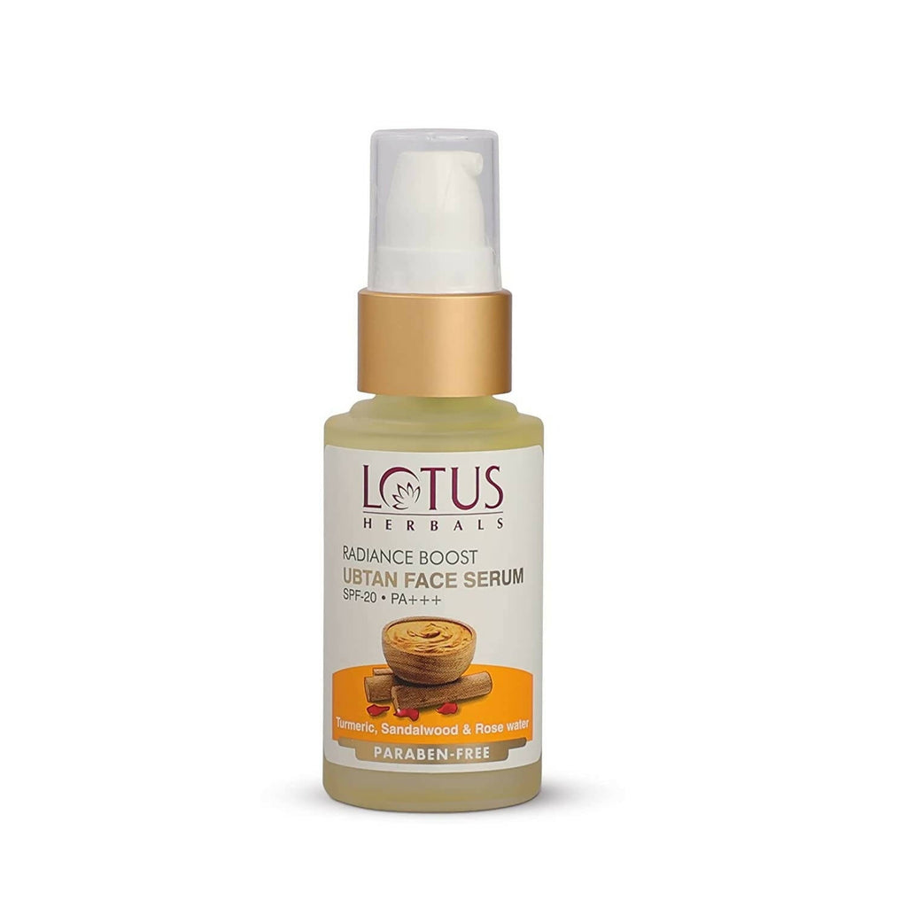 Lotus Herbals Radiance Boost Ubtan Face Serum | Grocsy