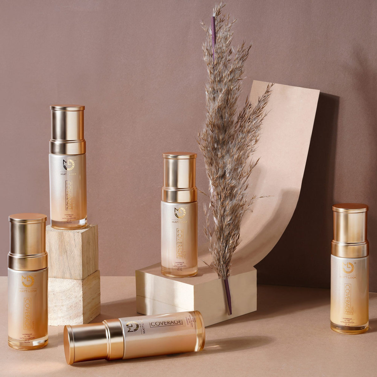 Matt Look High Coverage Waterproof Oil Free Matte SPF 25 Foundation - Ivory | Grocsy