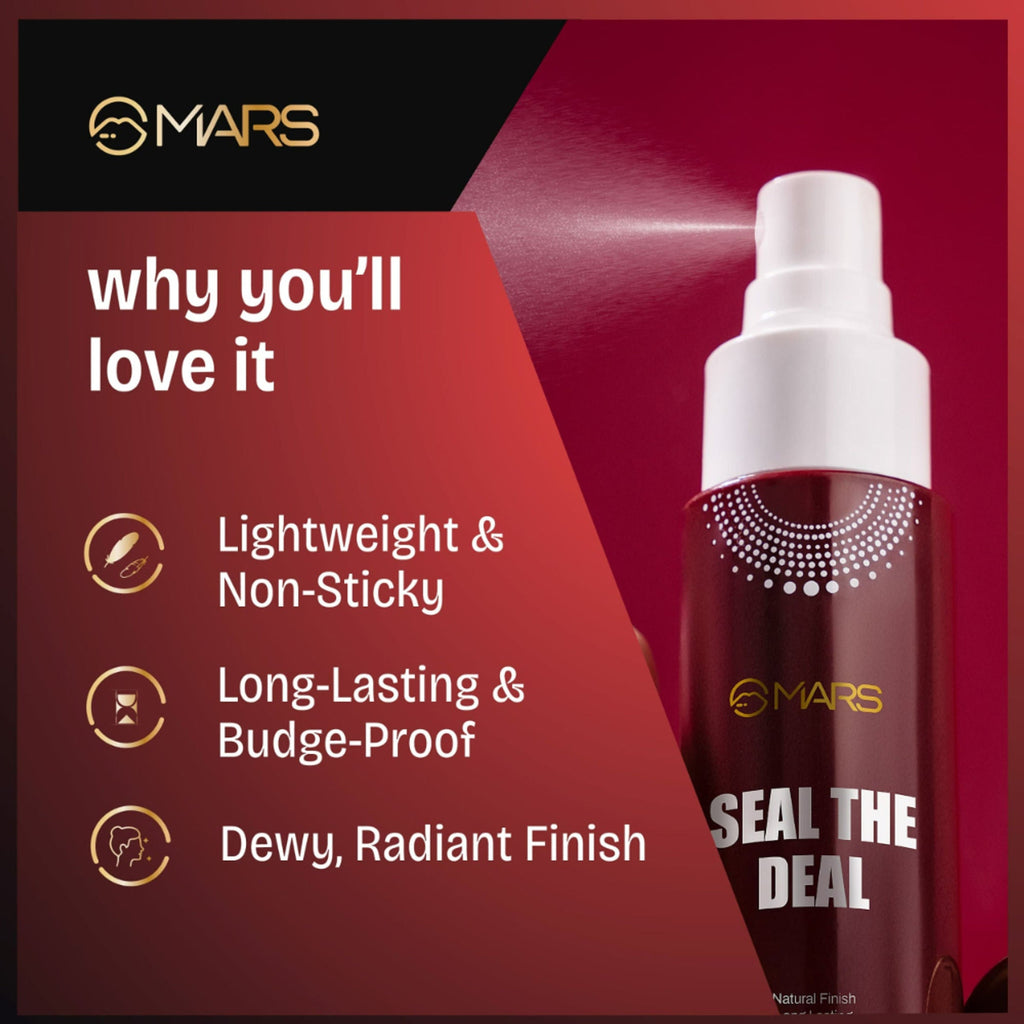 MARS Cosmetics Seal the Deal Long-Lasting Makeup Fixer Spray | Grocsy