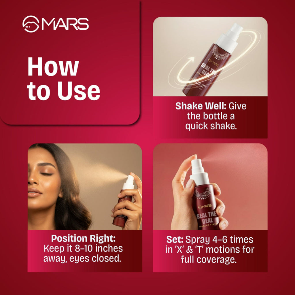 MARS Cosmetics Seal the Deal Long-Lasting Makeup Fixer Spray | Grocsy
