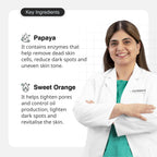 Cureskin Under Arm Brightening Cream Mask with Papaya & Sweet Orange | Grocsy