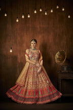 Wedding Designer Multi Georgette Lehenga Choli - Anbazaar | Grocsy