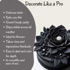 Confect Black | Edible Gum paste | Grocsy